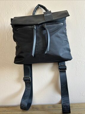 Botkier New York Trigger Blk. Nylon Roll-Top Travel Mini Backpack FabFitFun Item